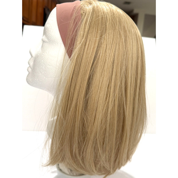Megito Other - Megito Mixed Blonde Synthetic Headband Wig NWT | Shoulder Length Straight
